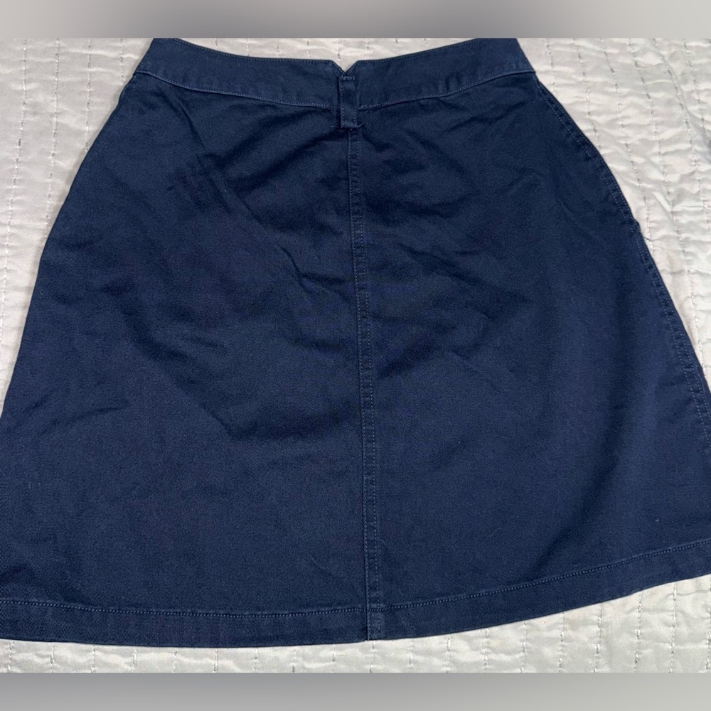 vintage Lauren Ralph Lauren navy blue mini skirt size 2 NWOT - Picture 5 of 8